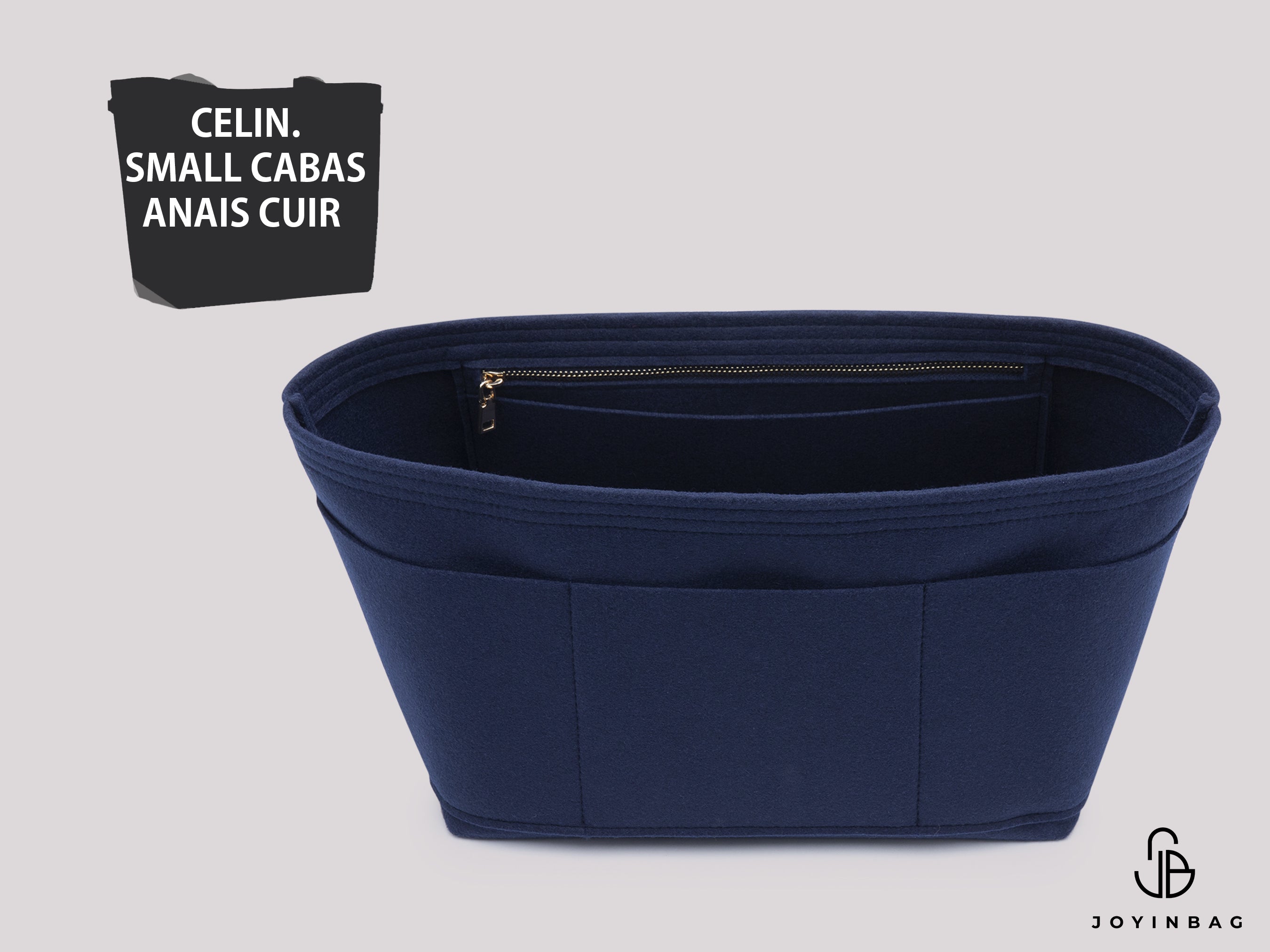 SMALL CABAS ANAIS CUIR Bag Organizer – 2–3mm Felt Insert