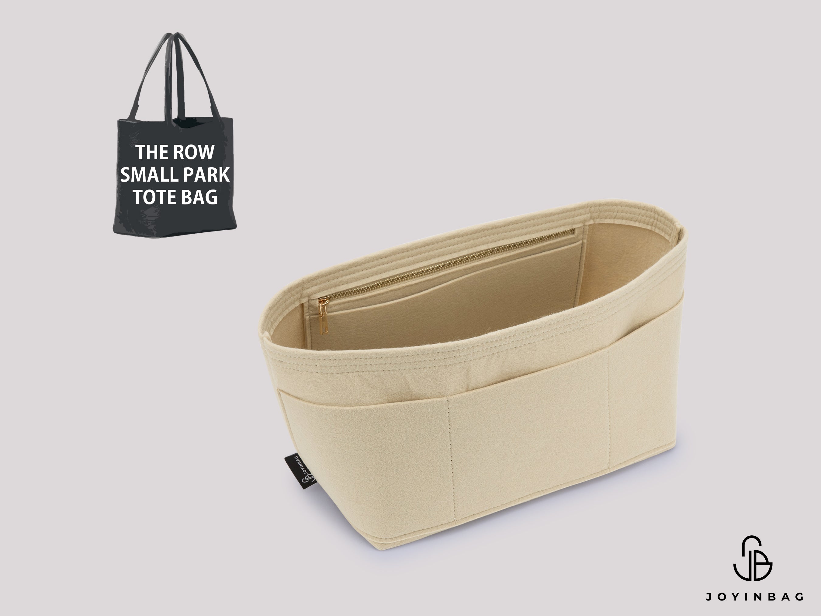 The Row Small Park Tote Bag Organizer