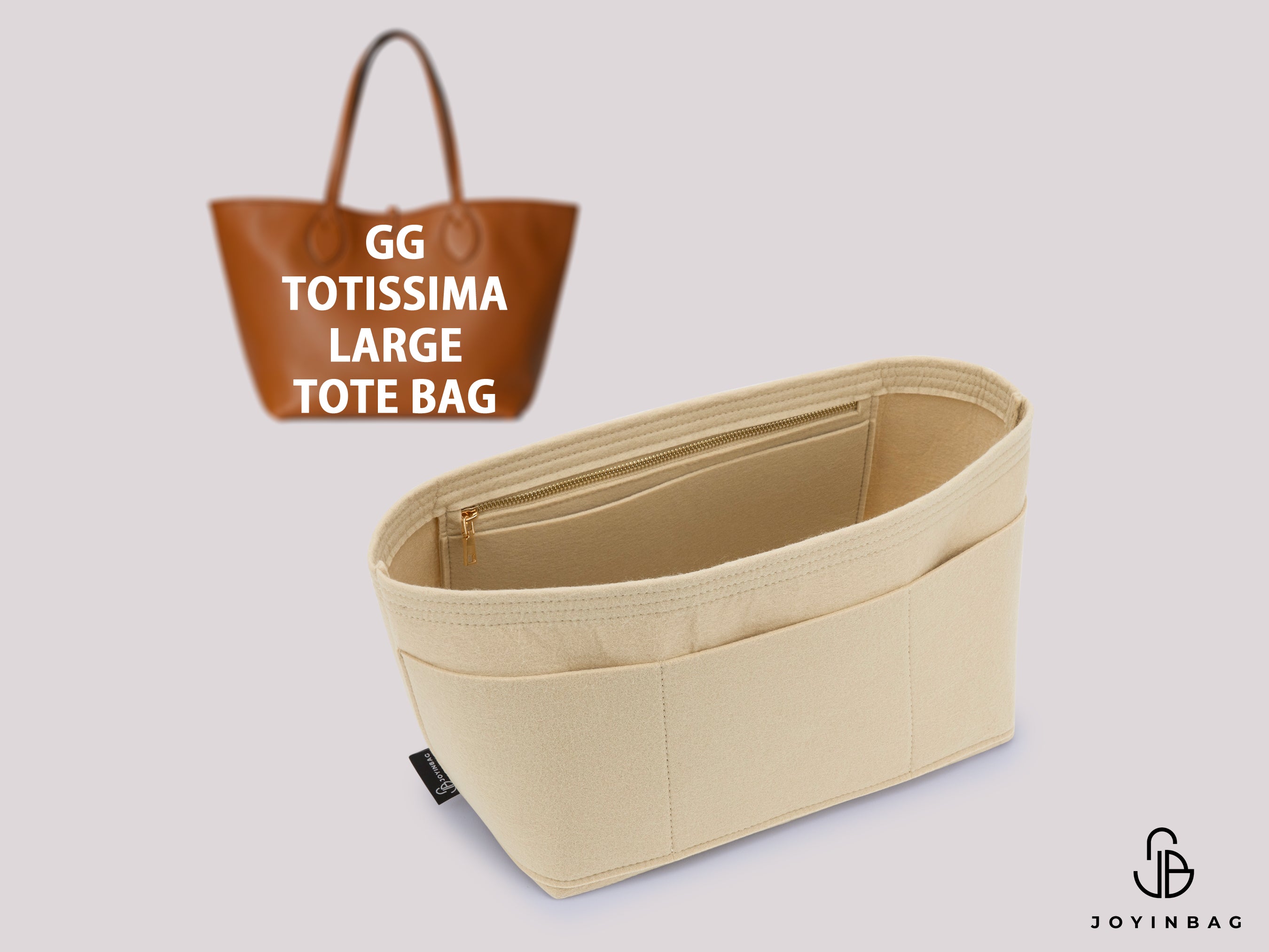 GG Totissima Large Tote Bag Insert