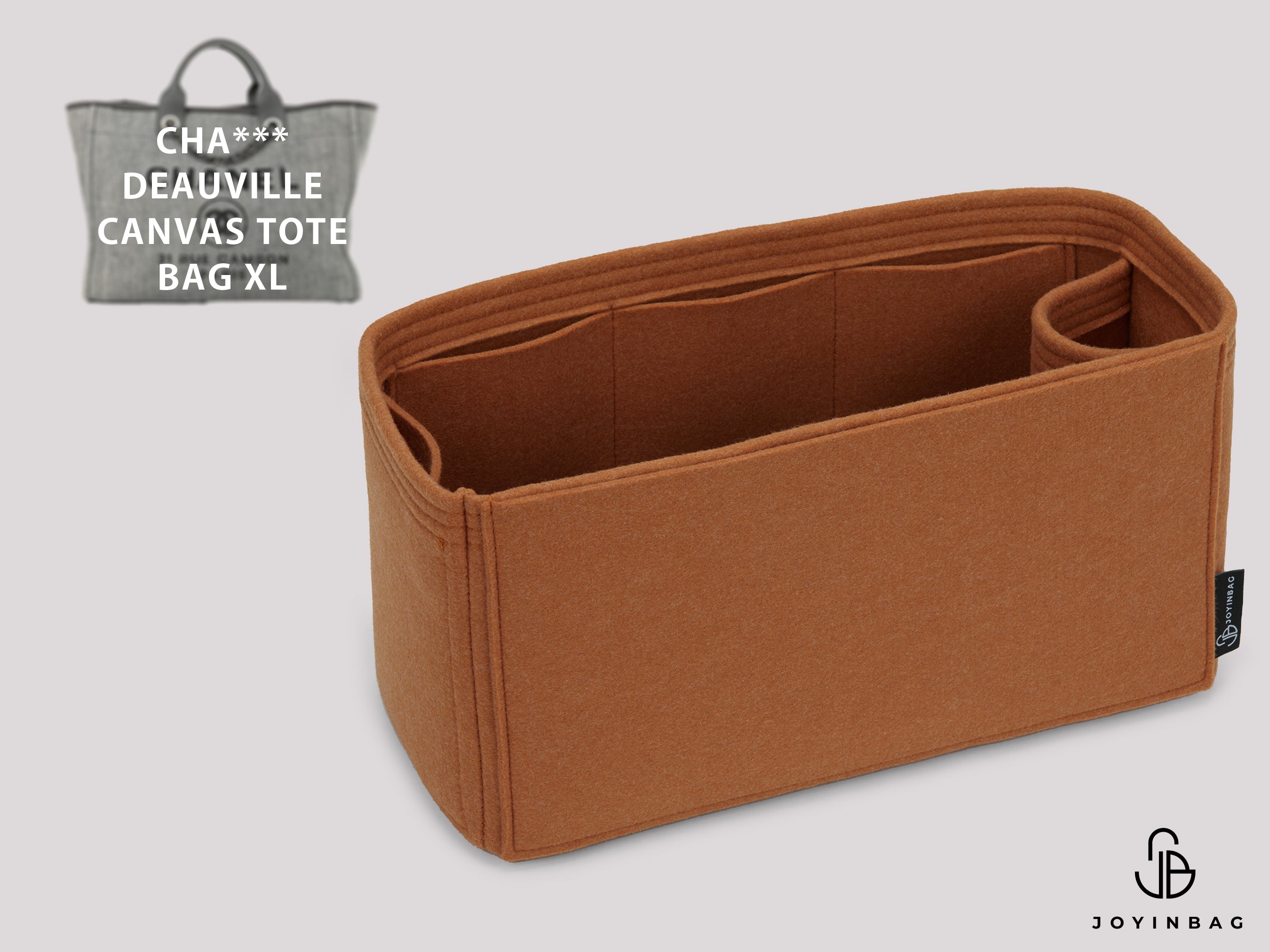 Cha. Deauville Canvas Extra Large Bag Insert