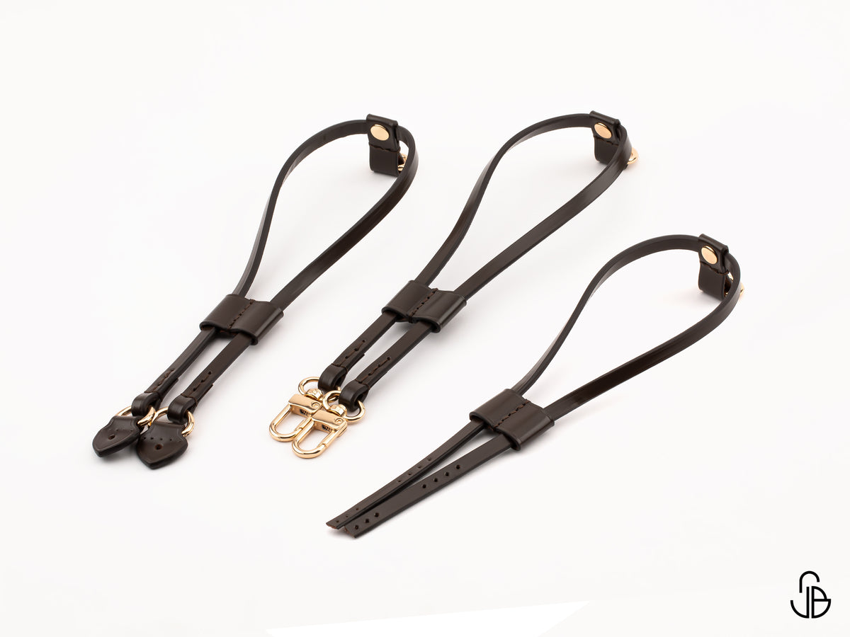Neverfull Side Strap Replacement, Leather Replacement Straps, PM MM GM, Quick Attach or Sew-On