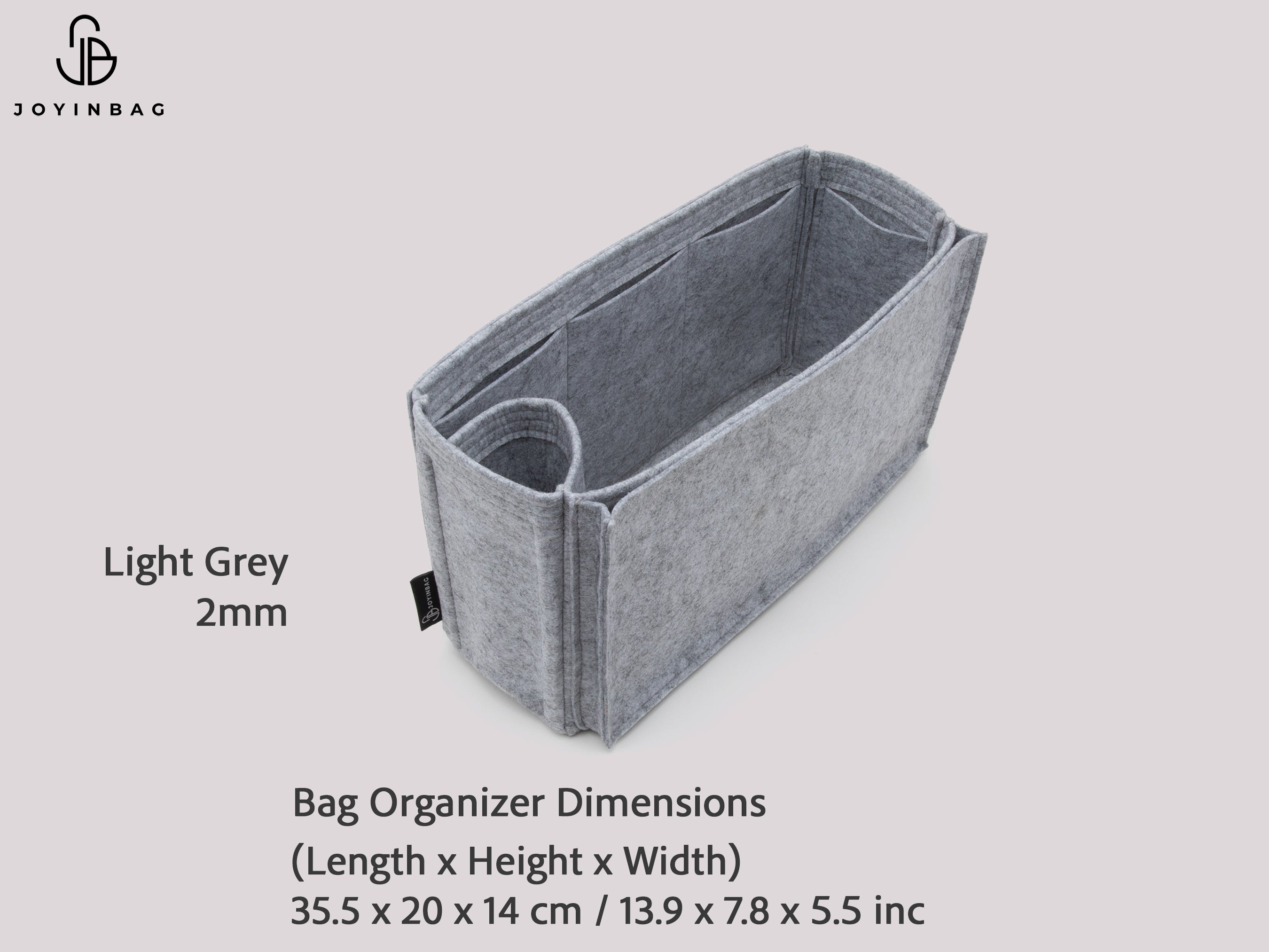Clearance Large Bag Organizer Insert, Felt Tote & Suitcase Organizer