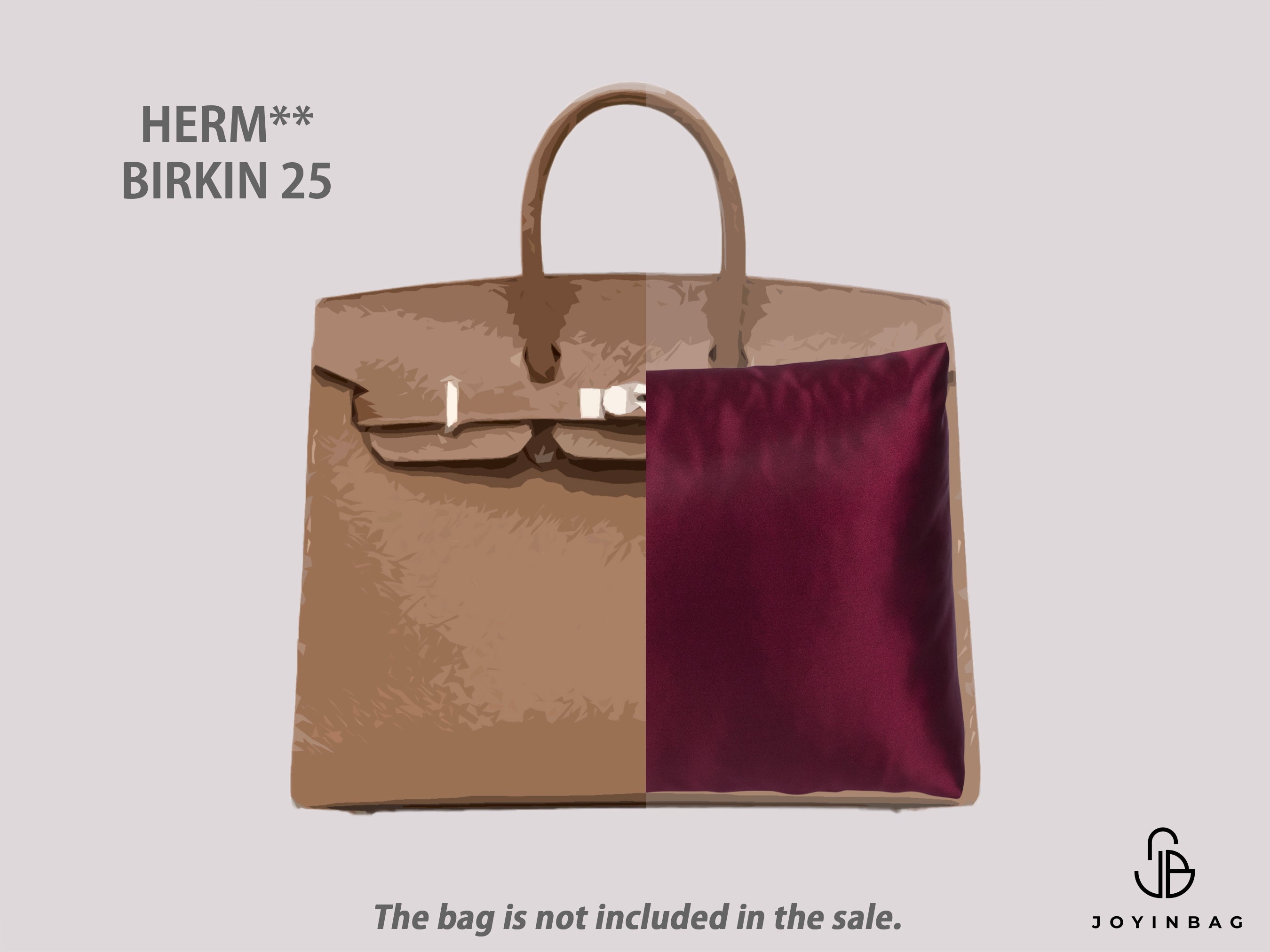 Herm. Birkin 25 Bag Storage Pillow