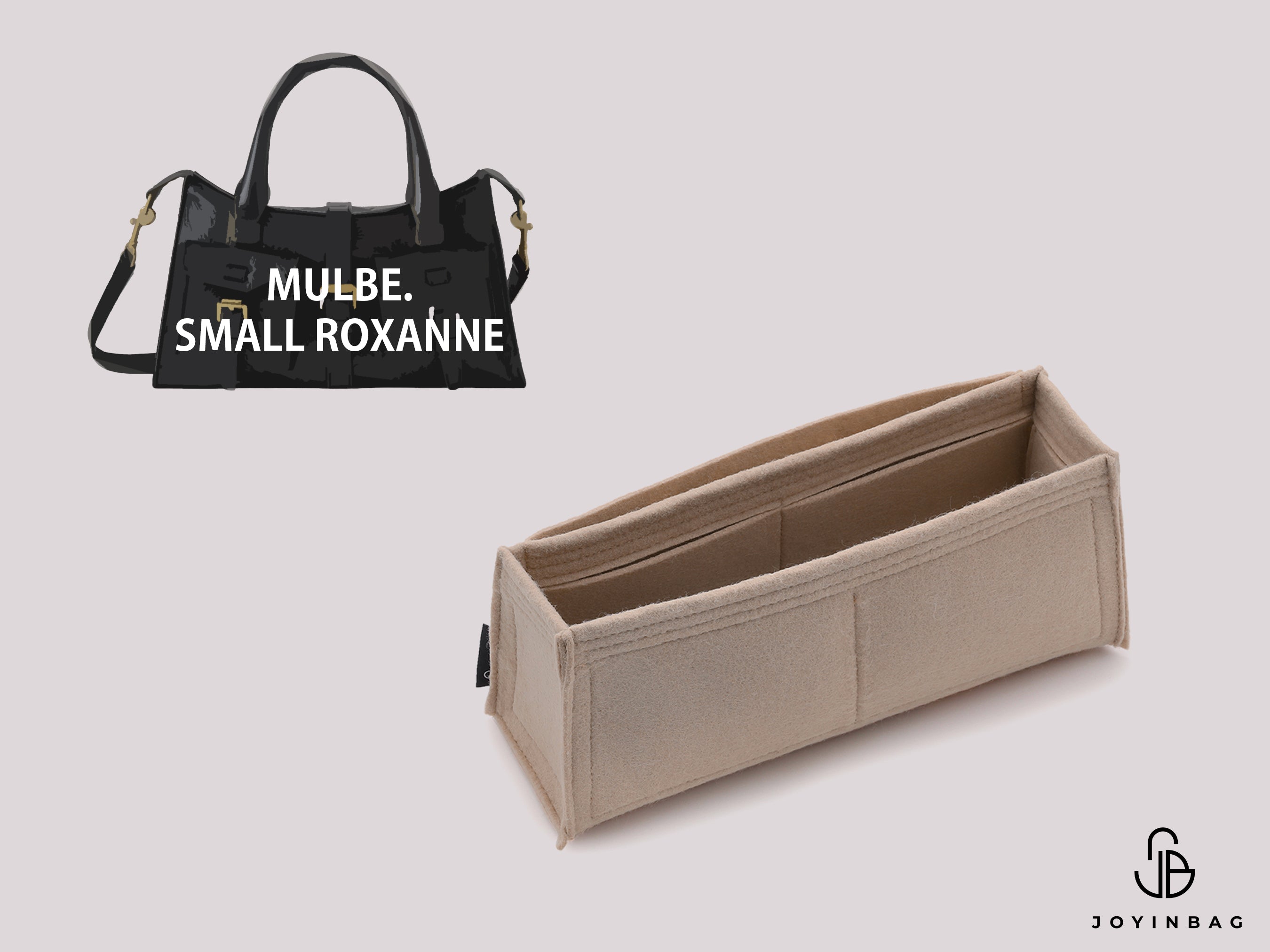 Roxanne Shoulder Bag Organizer – 2mm Felt Insert
