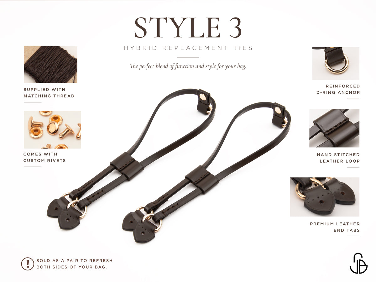Neverfull Side Strap Replacement, Leather Replacement Straps, PM MM GM, Quick Attach or Sew-On