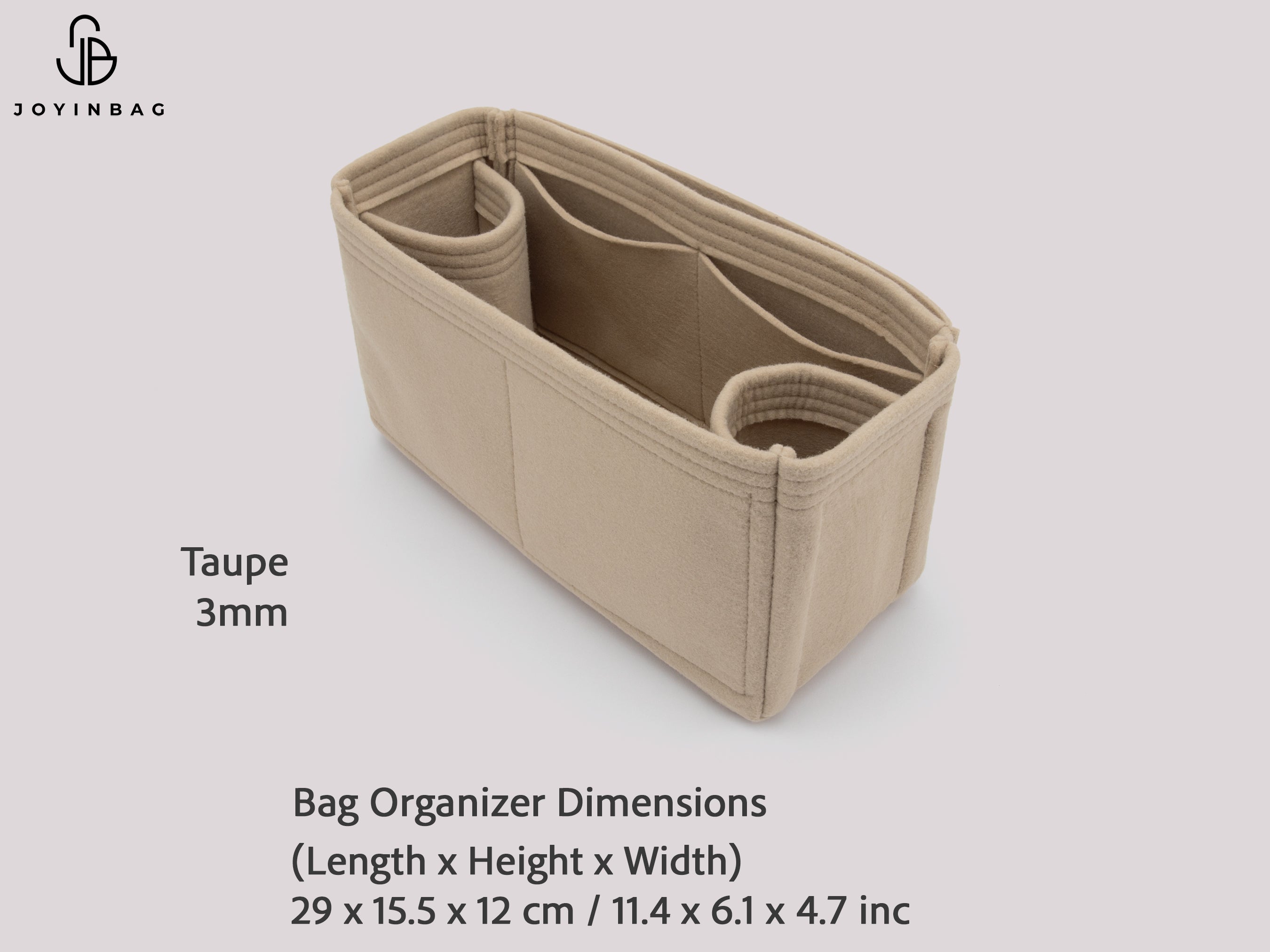 Clearance Bag Organizer Insert by Size Felt Purse Insert Multi Model
