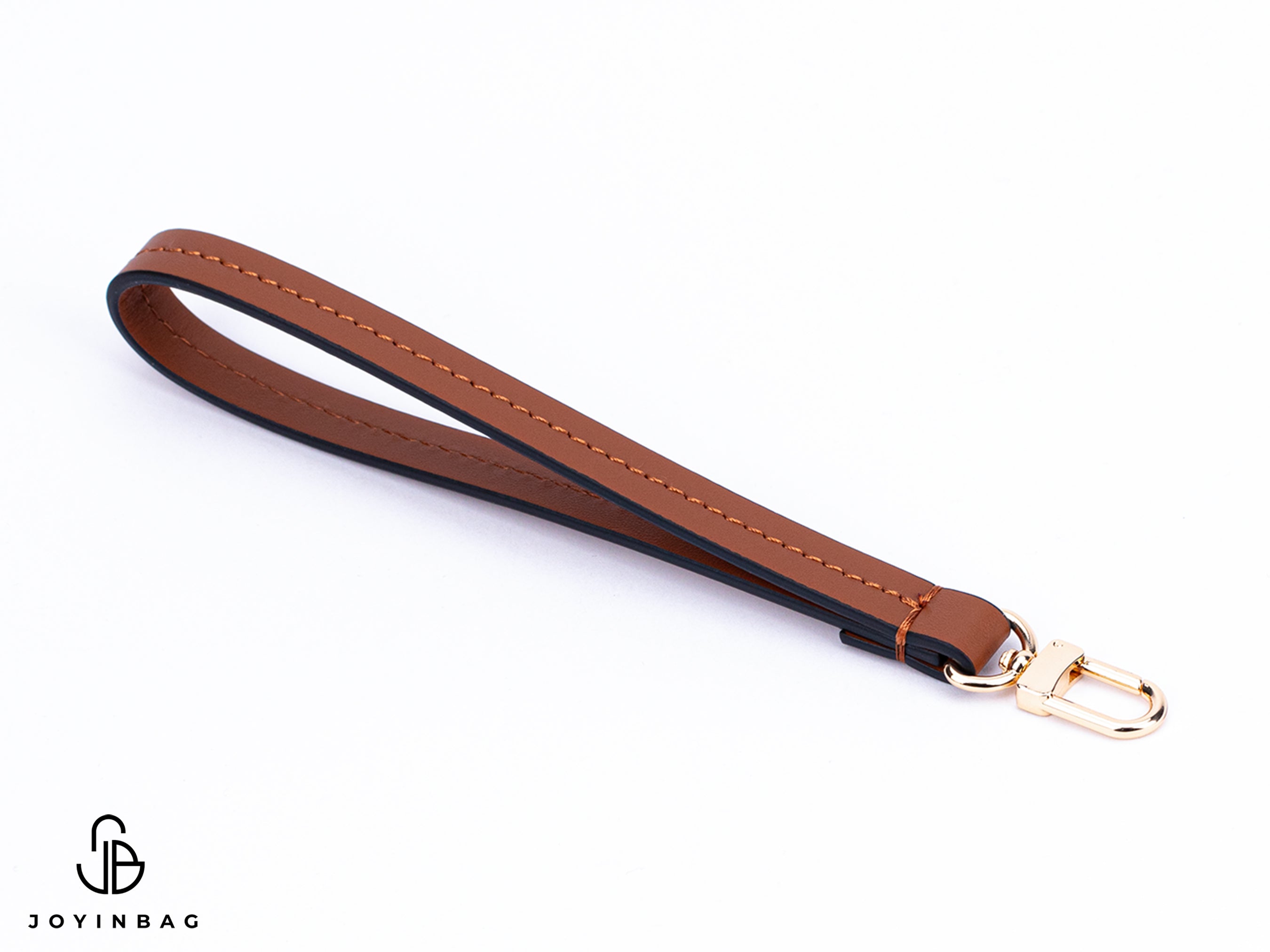 Wristlet Bag Strap in Brown