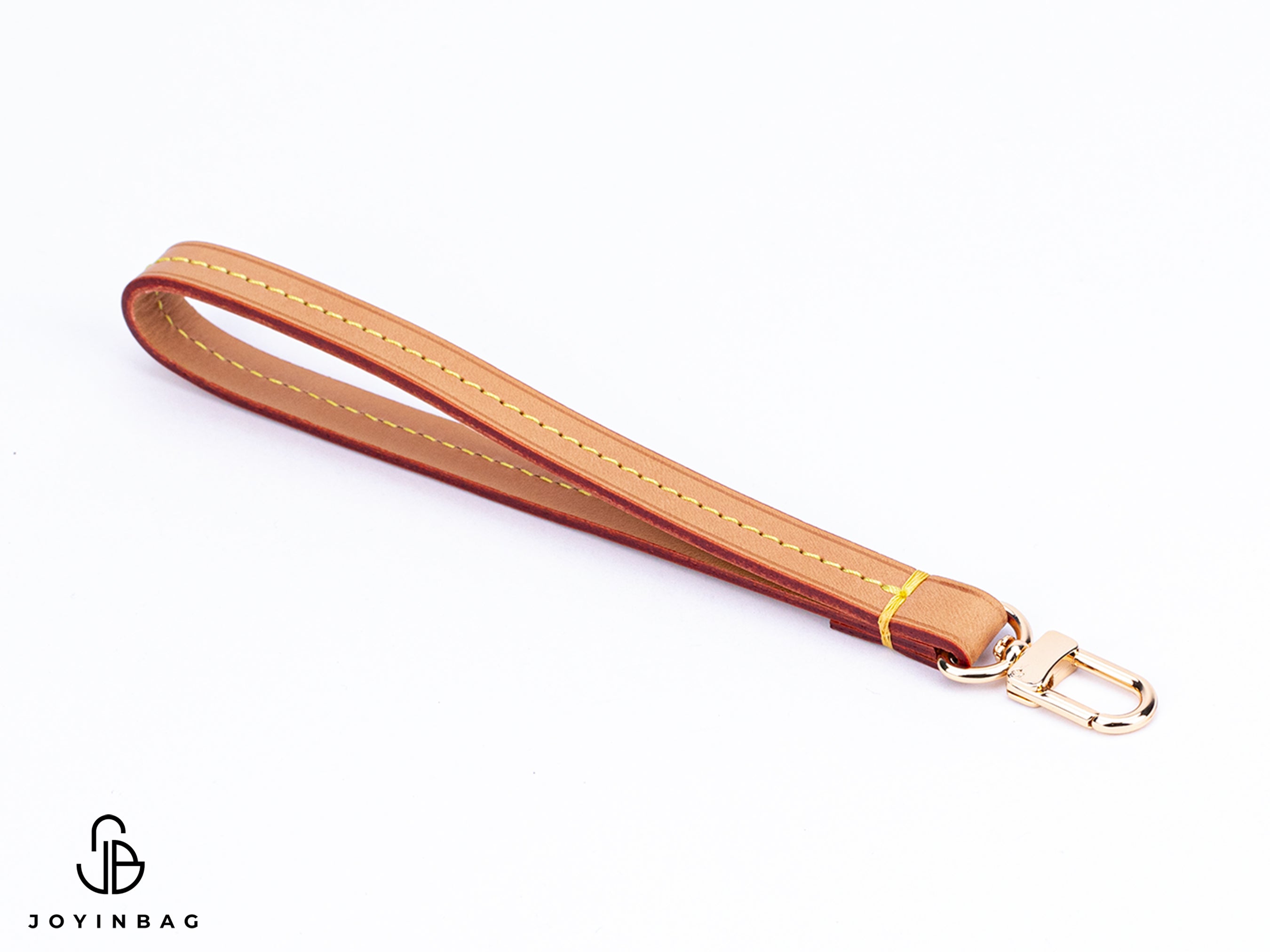 Wristlet Bag Strap in honey vachetta