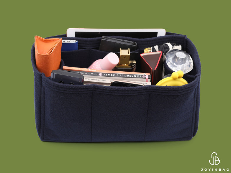 Handbag Organizer For Longchamp Le Pliage Cuir L Bag with Single Bottle Holder