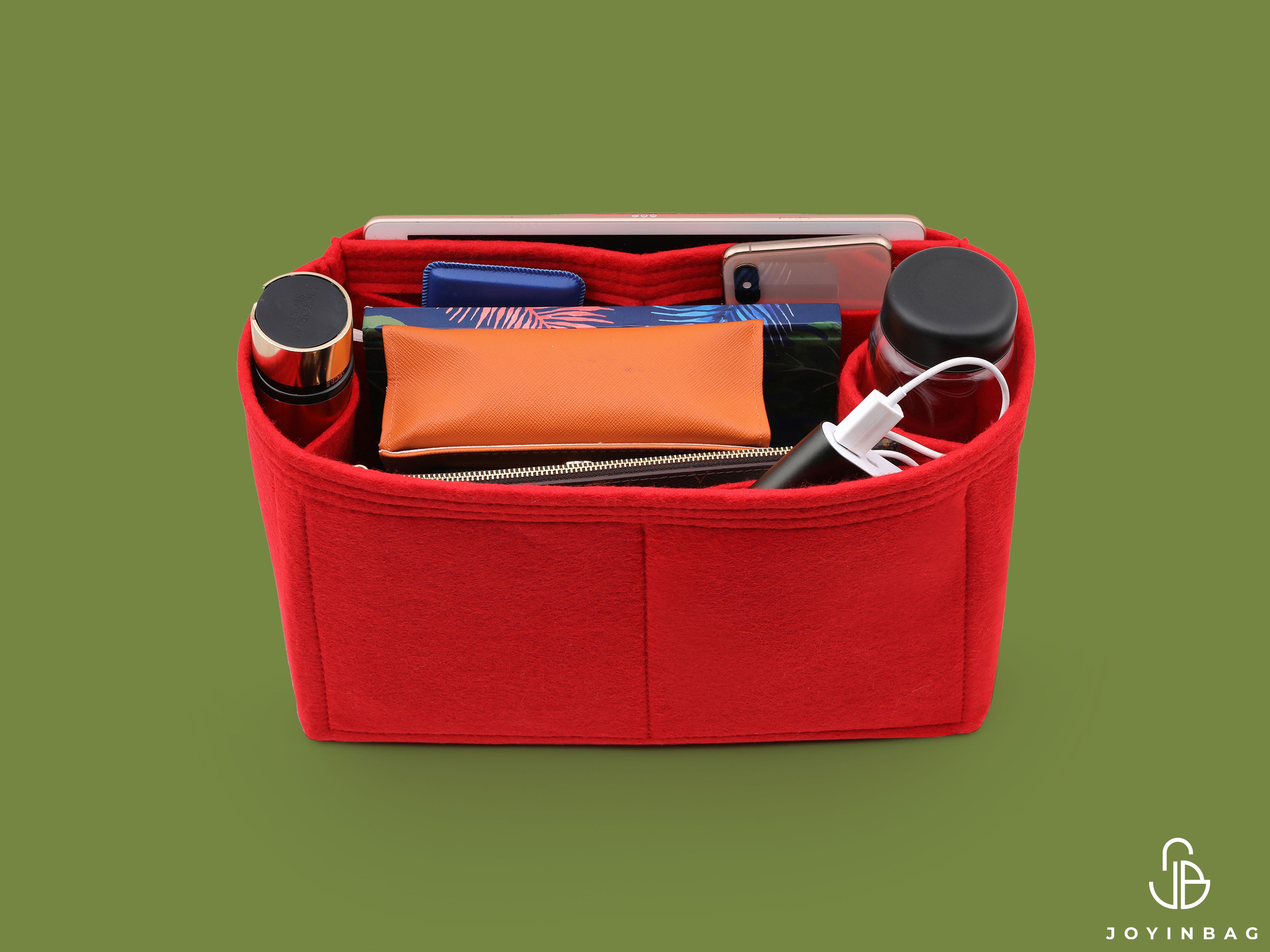  Lckaey Bag Organizer, for longchamp le pliage original mini  pouch Inside With Zipper1014darkgrey-M : Clothing, Shoes & Jewelry