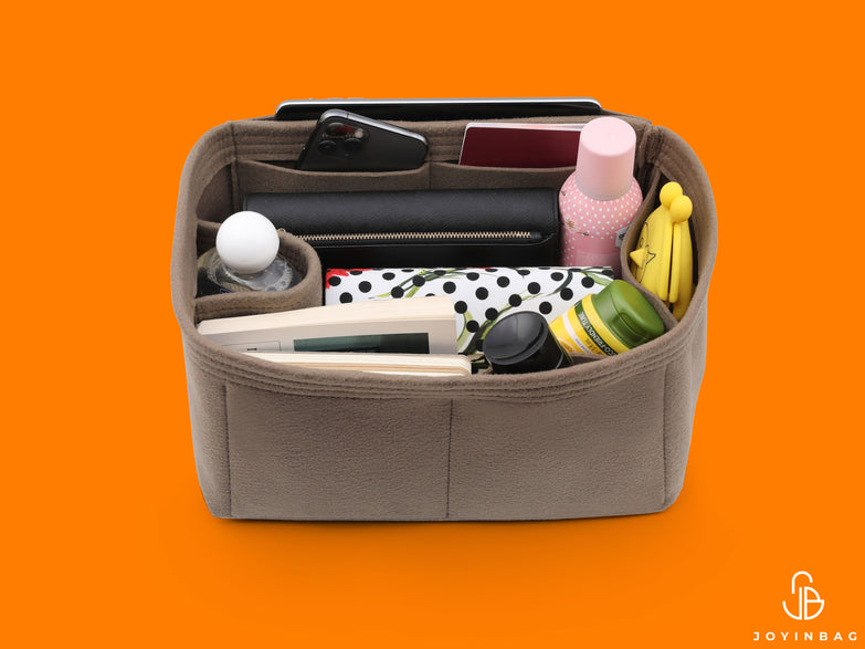 Handbag Organizer For Hermes Toolbox 26 Bag with Single Bottle Holder