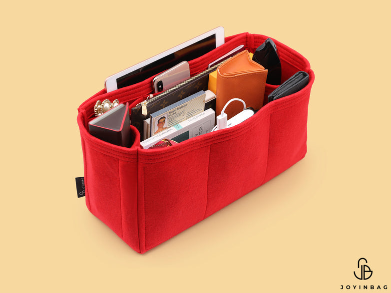 Tote Bag Organizer For Ophidia Soft GG Supreme Medium Tote Bag (Style ‎547947) with Double Bottle Holders