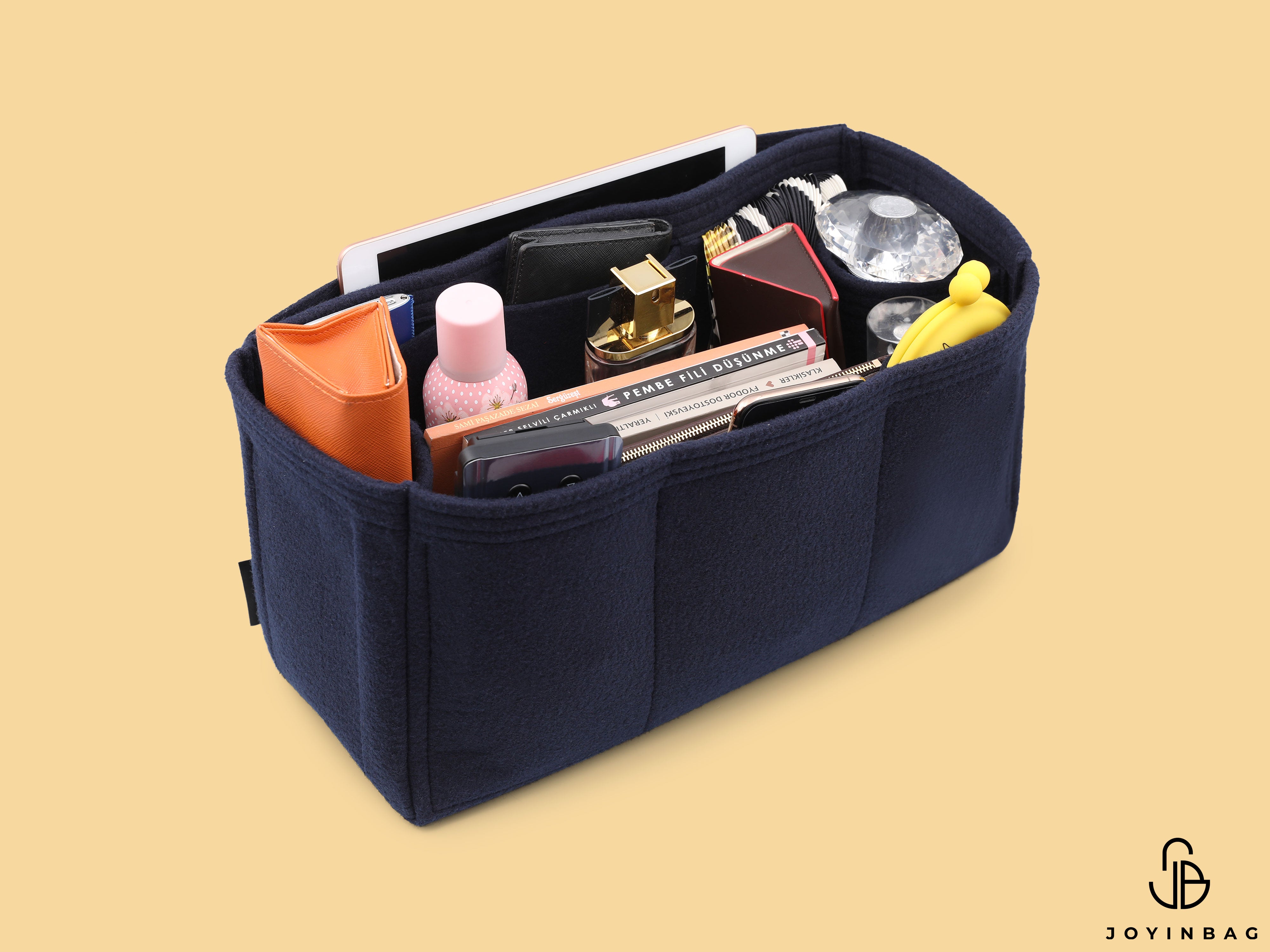 Tote Bag Organizer For Ophidia Soft GG Supreme Medium Tote Bag (Style ‎547947) with Single Bottle Holder