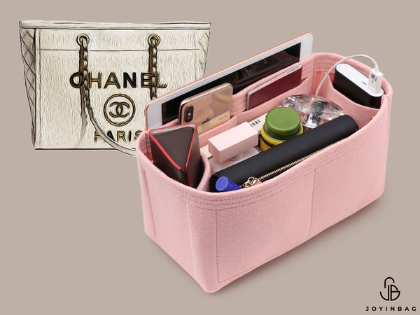 Tote Bag Organizer For Chanel Large Shopping Bag with Single Bottle Ho