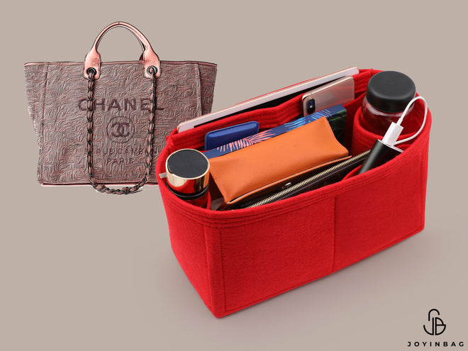 Bag Organizer for Chanel Deauville Medium - Premium Felt (Handmade/20  Colors) : Handmade Products 