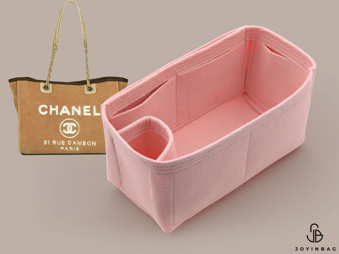 Chanel Deauville Canvas Tote Organizer Insert, Bag Organizer with Doub -  Zepmade