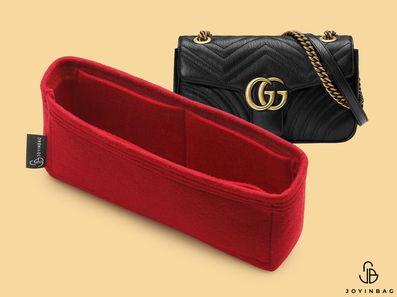 Purse Insert For Gucci Marmont Small Matelassé Shoulder Bag (Style ‎443497)