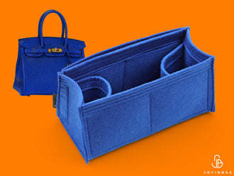 Handbag Organizer For Hermes Birkin 30 Bag with Single Bottle Holder