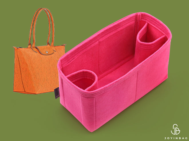 Tote Bag Organizer For Longchamp Le Pliage Club L Tote Bag with Double Bottle Holders