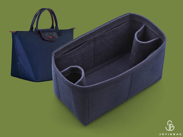 Handbag Organizer For Longchamp Le Pliage Club Top Handle M Bag with Double Bottle Holders