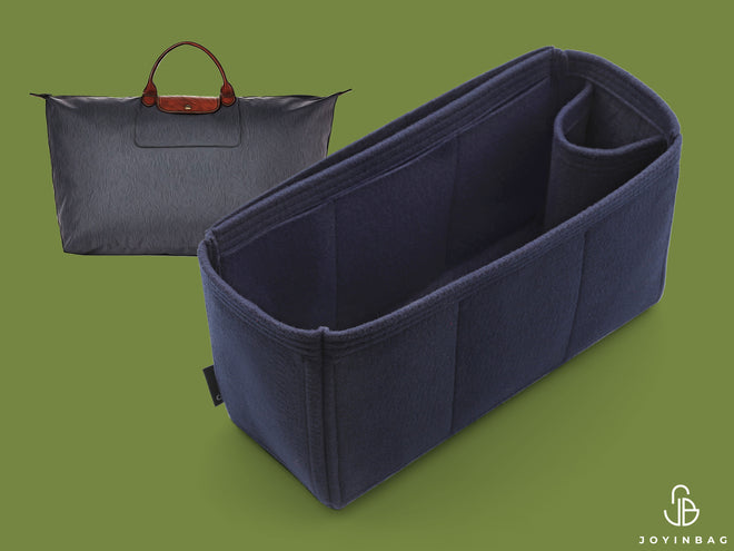 D.DUO Tote Organizer, Longchamp Organizer Insert for Longchamp Le Pliage Neo Crossbody bag(S(12.6x5.9x6.7), Beige)