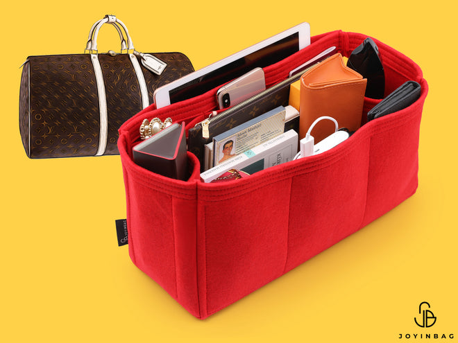 Bag and Purse Organizer with Singular Style for Louis Vuitton Keepall 45,  50, 55 and 60
