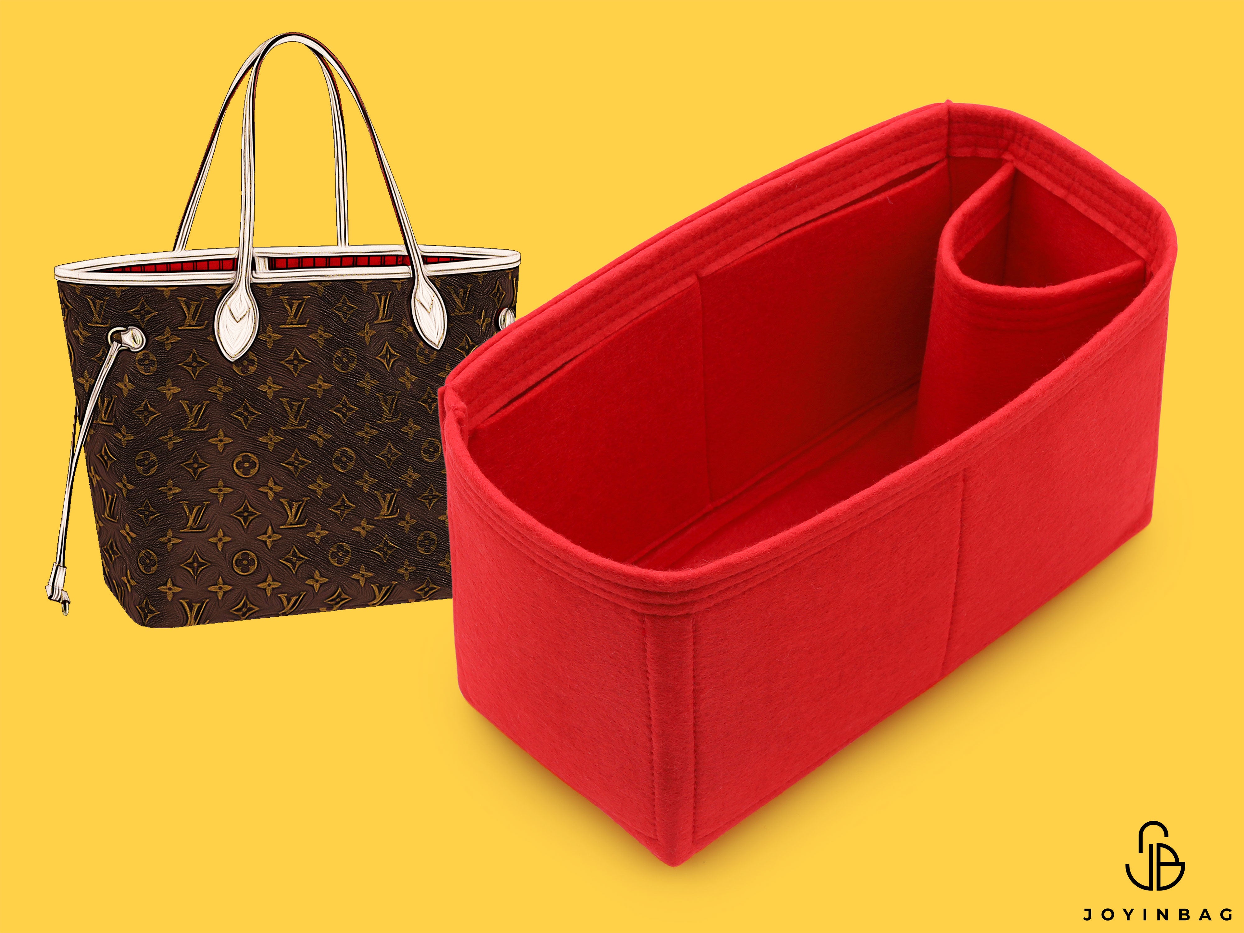 Bag and Purse Organizer with Regular Style for Louis Vuitton Neverfull
