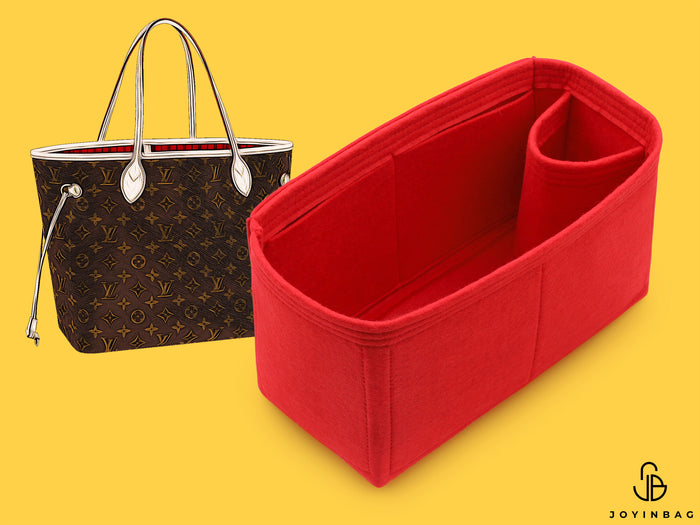 Tote Bag Organizer For Louis Vuitton Neverfull MM Bag with Single Bottle Holder