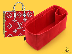 Handbag Organizer For Louis Vuitton Onthego GM Bag with Single Bottle Holder