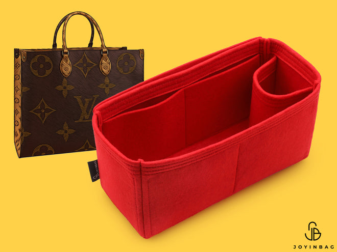 Handbag Organizer For Louis Vuitton Onthego MM Bag with Single Bottle Holder