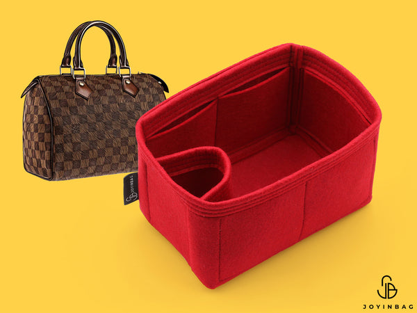 Handbag Organizer For Louis Vuitton Speedy 25 Bag with Single Bottle Holder